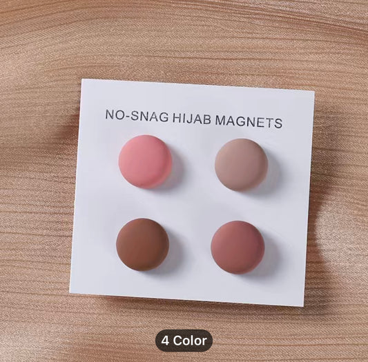 4pc Matte Color Magnet Pins