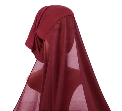Chiffon Turban Cap Hijab