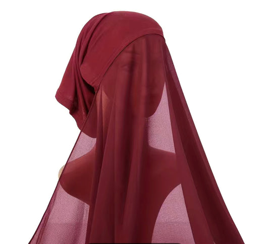 Chiffon Turban Cap Hijab