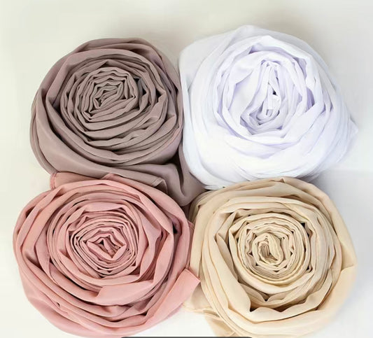 Breathable Chiffon Solid Color Scarf